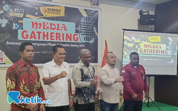 Thumbnail Berita - Bawaslu Kabupaten Sorong  Gelar Media Gathering  Awasi Pemilu