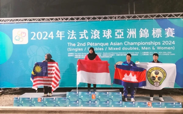 Thumbnail Berita - Kalahkan Dominasi Malaysia, Atlet Unesa Bawa Medali Emas di The 2nd Petanque Asian Championships