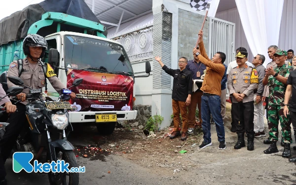 KPU Kota Batu Pastikan Pendistribusian Logistik Pilkada Tanpa Kendala