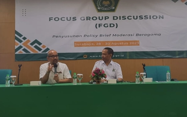 Thumbnail Kemenag Gelar FGD Pembahasan Policy Brief Moderasi Beragama