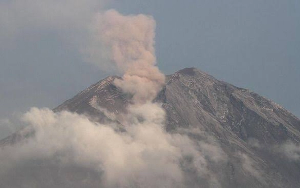 Thumbnail Gunung Semeru Erupsi, Tinggi  Letusan 700 Meter