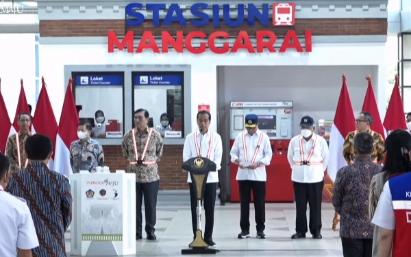 Thumbnail Tok, Presiden Jokowi Resmikan Pengembangan Stasiun Manggarai 