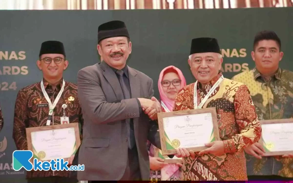 Dukung Pengelolaan Zakat Terbaik, Bupati Malang Raih Baznas Award