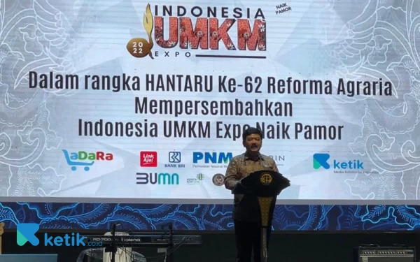 Thumbnail Berita - Tutup Rangkaian HANTARU 2022, Menteri ATR/BPN Serukan Semangat Melayani Masyakarat