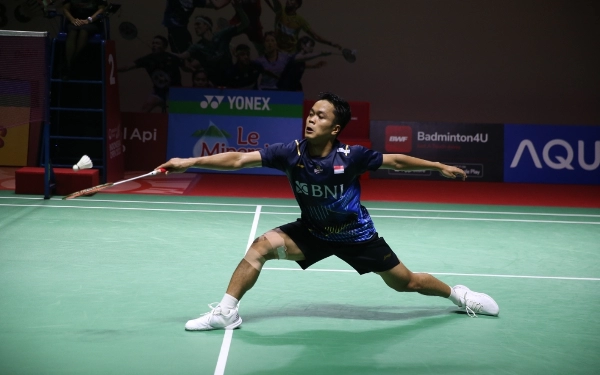 Thumbnail Berita - Taklukkan Jojo, Ginting Buka Asa Juara Back to Back