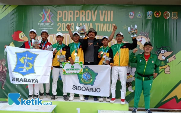 Thumbnail Berita - Sidoarjo Gondol 2 Emas di Cabor Woodball Porprov Jatim 2023