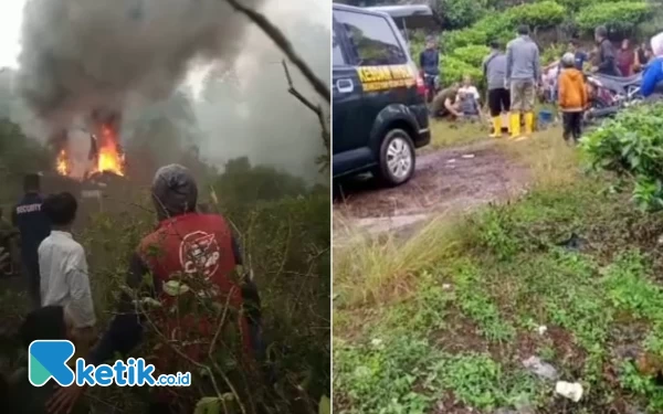 Thumbnail Berita - Helikopter Latihan Dilaporkan Jatuh di Perkebunan Rancabali Bandung