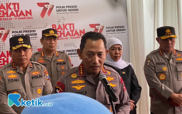 Miliki Program Masyarakat Unggul, Kapolri Tinjau Bakti Kesehatan di Polda Jatim