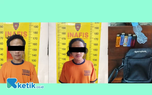 Polres Malang Bekuk Dua Pengedar Narkoba, Sita 12 Paket Sabu