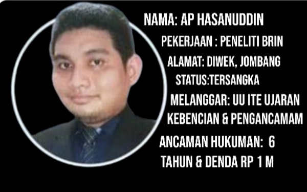 Thumbnail Berita - Peneliti BRIN AP Hasanuddin Terancam Hukuman 6 Tahun Penjara