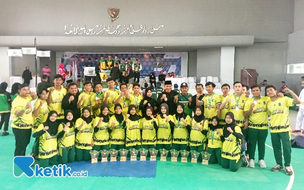 Borong 5 Emas, Kota Surabaya Juara Umum Pencak Silat Porprov Jatim 2023