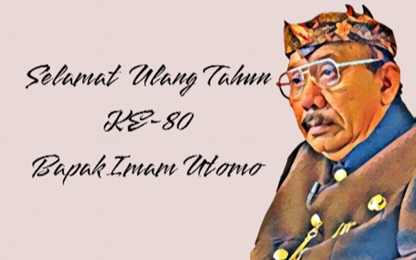 Imam Utomo, Gubernur Jatim yang Pekerja Keras Itu Genap Berusia 80 Tahun