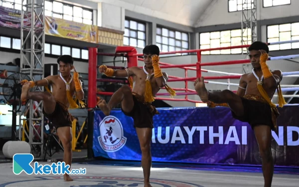 Thumbnail Tumbangkan Unggulan, Muaythai Jatim Tambah Dua Emas dari Nomor Muay Robic Putra-Putri