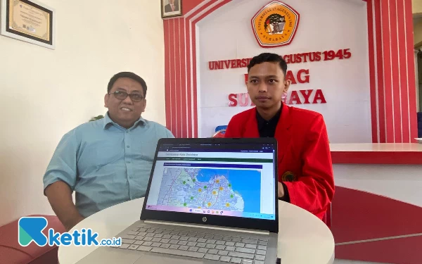 Thumbnail Top, Mahasiswa Untag Surabaya Kembangkan Website Zonasi Kejahatan 