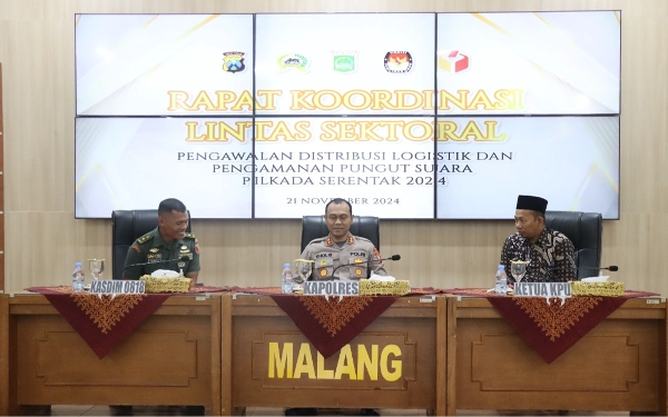 Thumbnail Berita - Amankan Pilkada, Kapolres Malang Tekankan Pentingnya Sistem Peringatan Dini