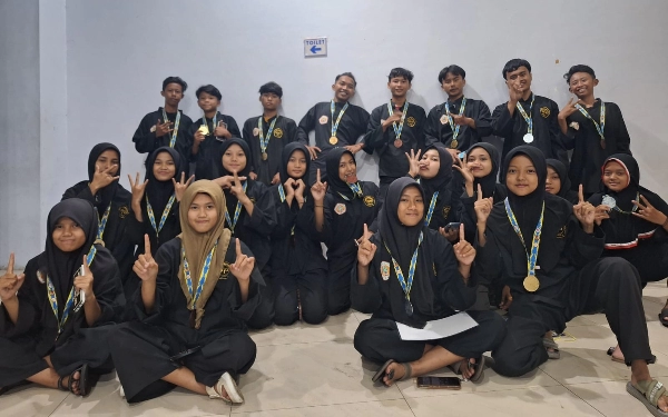 Thumbnail Pencak Organisasi Bangkalan Borong 22 Medali Pencak Silat Nasional Championship 2023