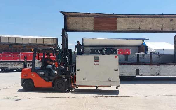 Logistik MotoGP Tiba di Sirkuit Mandalika