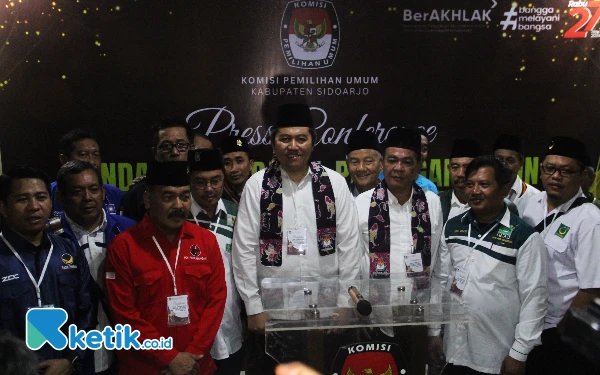 Megakoalisi Antar Mas Iin-Abah Edi Arungi Perhelatan Pilkada Sidoarjo 2024