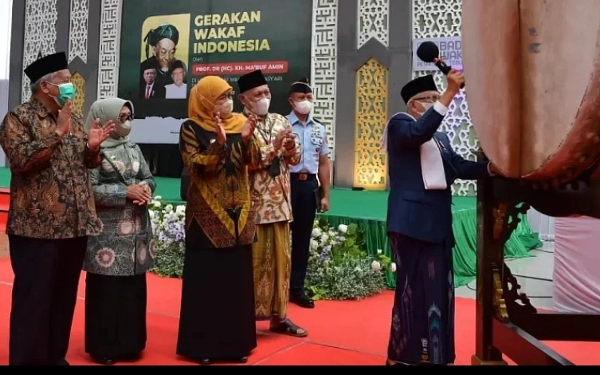 Thumbnail Wapres Ma'ruf Amin Ingin Gerakan Wakaf Lebih Profesional dan Masif