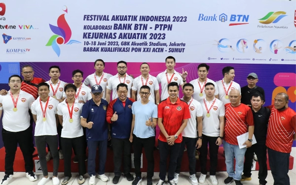 Thumbnail Polo Air DKI Jakarta Juara Festival Akuatik 2023, Lolos Babak Kualifikasi PON 2024