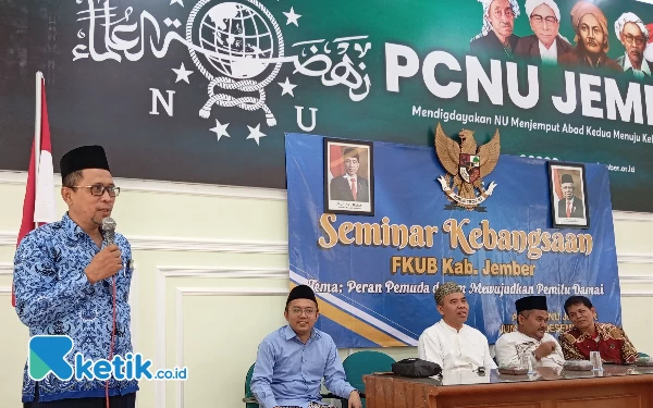 Thumbnail Berita - Sasar Pemuda Lintas Agama, FKUB Jember Ajak Masyarakat Jaga Pemilu 2024