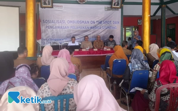 Jemput Pengaduan Stunting, Ombudsman Jatim Ngantor di Desa Srigonco Kabupaten Malang