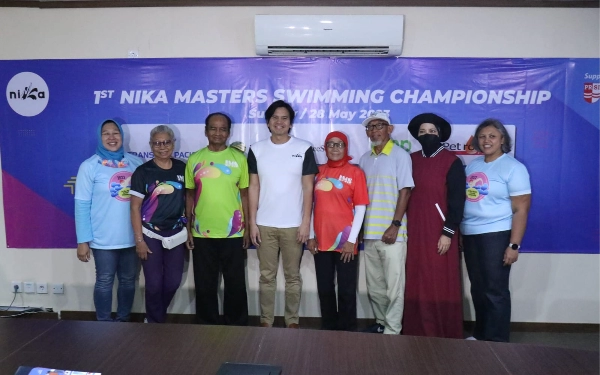 Ratusan Perenang Tua-Muda Ikuti 1st Nika Master Swimming Championship 2023