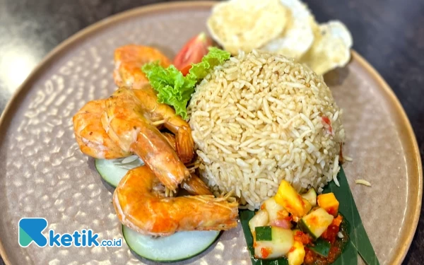 Ide Menu Buka Puasa Ala Timur-Tengah, Nasi Kebuli with Tiger Prawn 