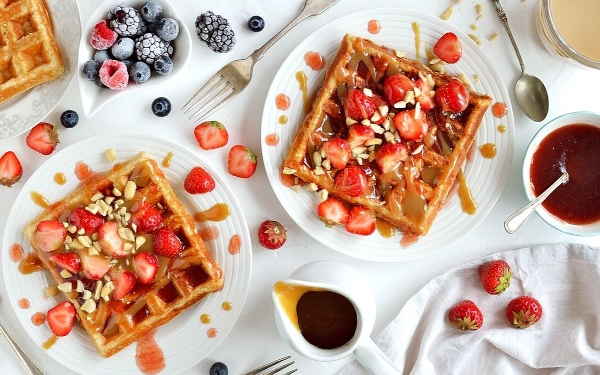 Thumbnail Berita - Resep Waffle Renyah Untuk Camilan di Rumah 