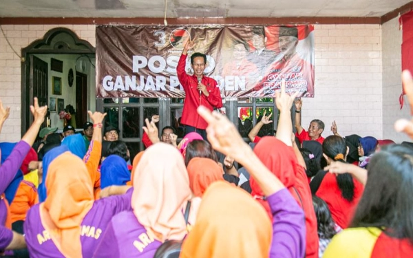 Thumbnail Lagu “Ganjar Siji Ganjar Kabeh” Semarakkan Peresmian Posko Ganjar Presiden di Surabaya 