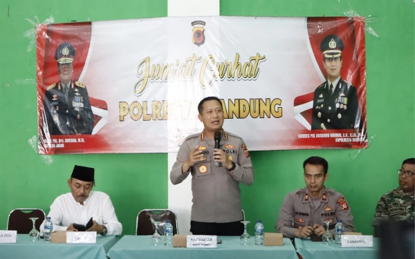 Thumbnail Jumat Curhat, Polresta Bandung Bakal Bangun Mapolsek Cangkuang