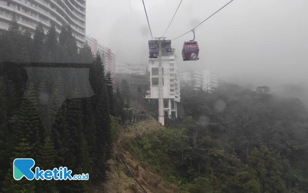 Thumbnail Libur Panjang, Lihat View Genting Highlands Naik Gondola