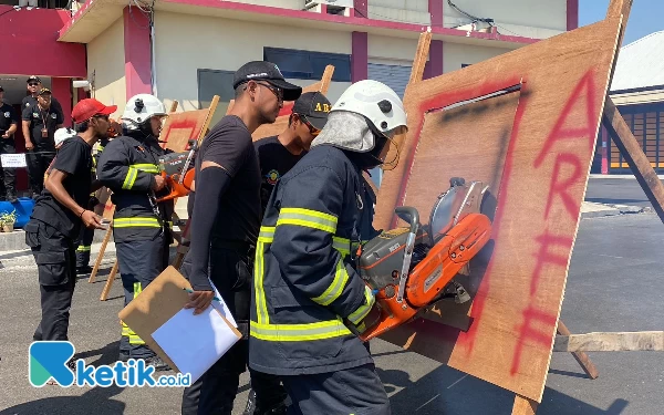 Tingkatkan Pelayanan, Bandara Internasional Juanda Gelar ARFF Challenge