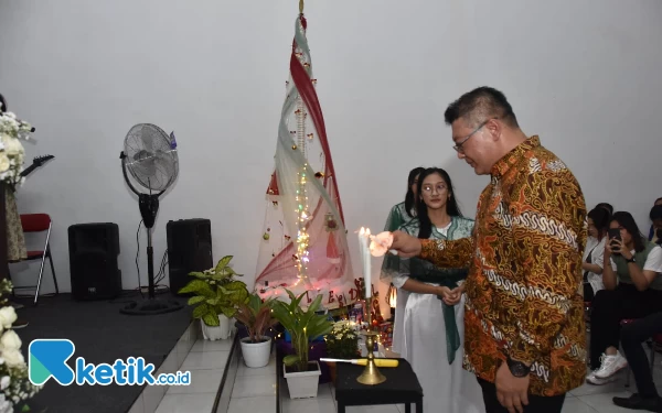 Thumbnail Hadiri Perayaan Natal di GSJA Eben Haezer, Wabup Malang Sampaikan Pesan Damai