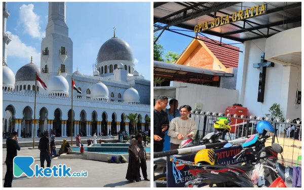 Thumbnail Toleransi Tinggi, Masjid Sheikh Zayed Dibangun Persis di Depan Gereja Sola Gratia Solo