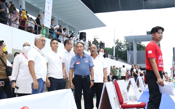 Thumbnail Menpora dan Menteri BUMN Buka Indonesia Open Aquatic Championship 2022