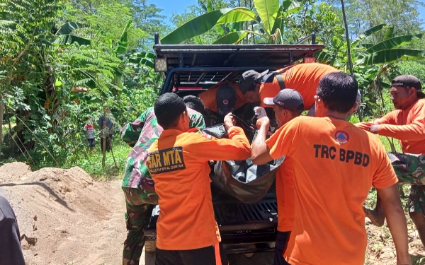 Dua hari Tenggelam di Sungai Grindulu, Khoirul Ditemukan  Tewas