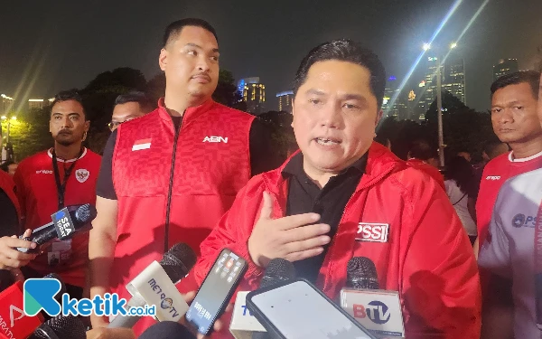 Thumbnail Selalu Dipandang Rendah, Erick Thohir Bangga Timnas Indonesia Tahan Imbang Australia