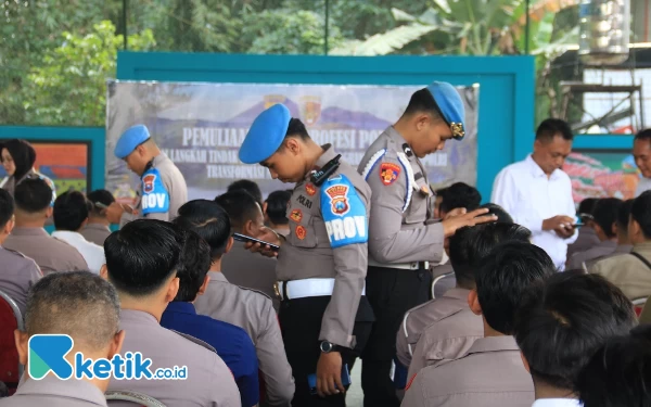 Cegah Judi Online, Ponsel Milik Anggota Polres Malang Diperiksa Propam