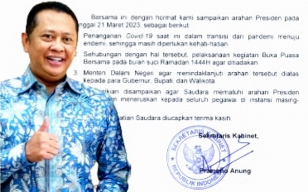 Thumbnail Ketua MPR : Langgar Arahan Presiden, Pejabat dan ASN Bakal Disanksi