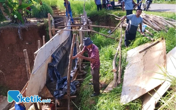 Thumbnail Berita - Irigasi Jebol, 300 Hektare Sawah di Abdya Terancam Kering