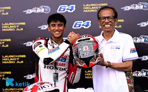 Thumbnail Atas nama masyarakat Magetan, Suprawoto menyampaikan doa dan dukungan penuh untuk Mario Aji yang akan mengarungi 21 balapan Moto3 2023 di 18 negara mulai Maret,