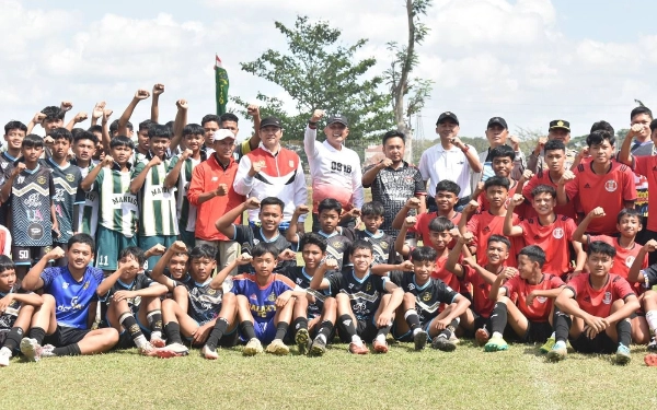 Jaring Talenta Muda Berbakat, Kodim 0818 Gelar Turnamen Sepak Bola Dandim Cup U-15