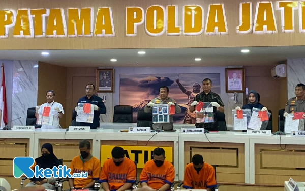 Polda Jatim Berhasil Ungkap Perkara Pekerja Migran Ilegal dan Perdagangan Orang