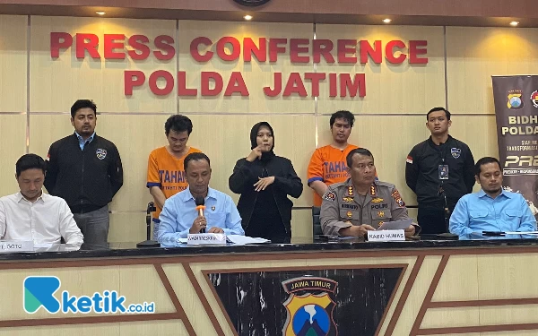 Polda Jatim Tangkap 2 Pelaku Order Fiktif yang Rugikan Gojek Rp2,2 Miliar