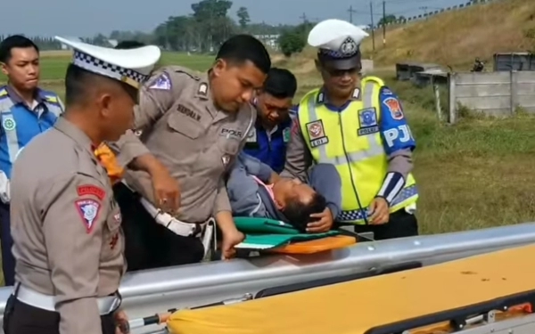 Thumbnail Tabrak Pembatas Tol, Dua dari  50 Kambing Kurban  yang Diangkut Mati