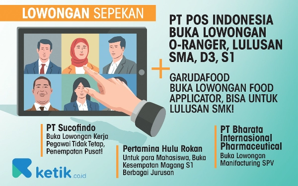 Thumbnail Lowongan Kerja Sepekan: Intip Kesempatan dari Pertamina Hulu Rokan dan Pos Indonesia