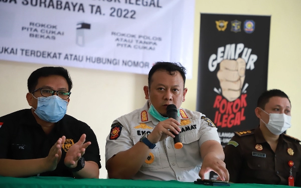 Thumbnail Berita - Pemkot Surabaya Komitmen Gempur Rokok Ilegal 