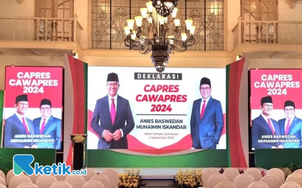 Thumbnail Kondisi Terkini Deklarasi Anies-Cak Imin di Hotel Majapahit Surabaya