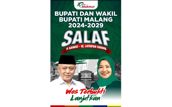 Thumbnail Tinggal Pleno, Paslon Sanusi-Lathifah Disetujui DPP PDIP Maju Pilbup Malang